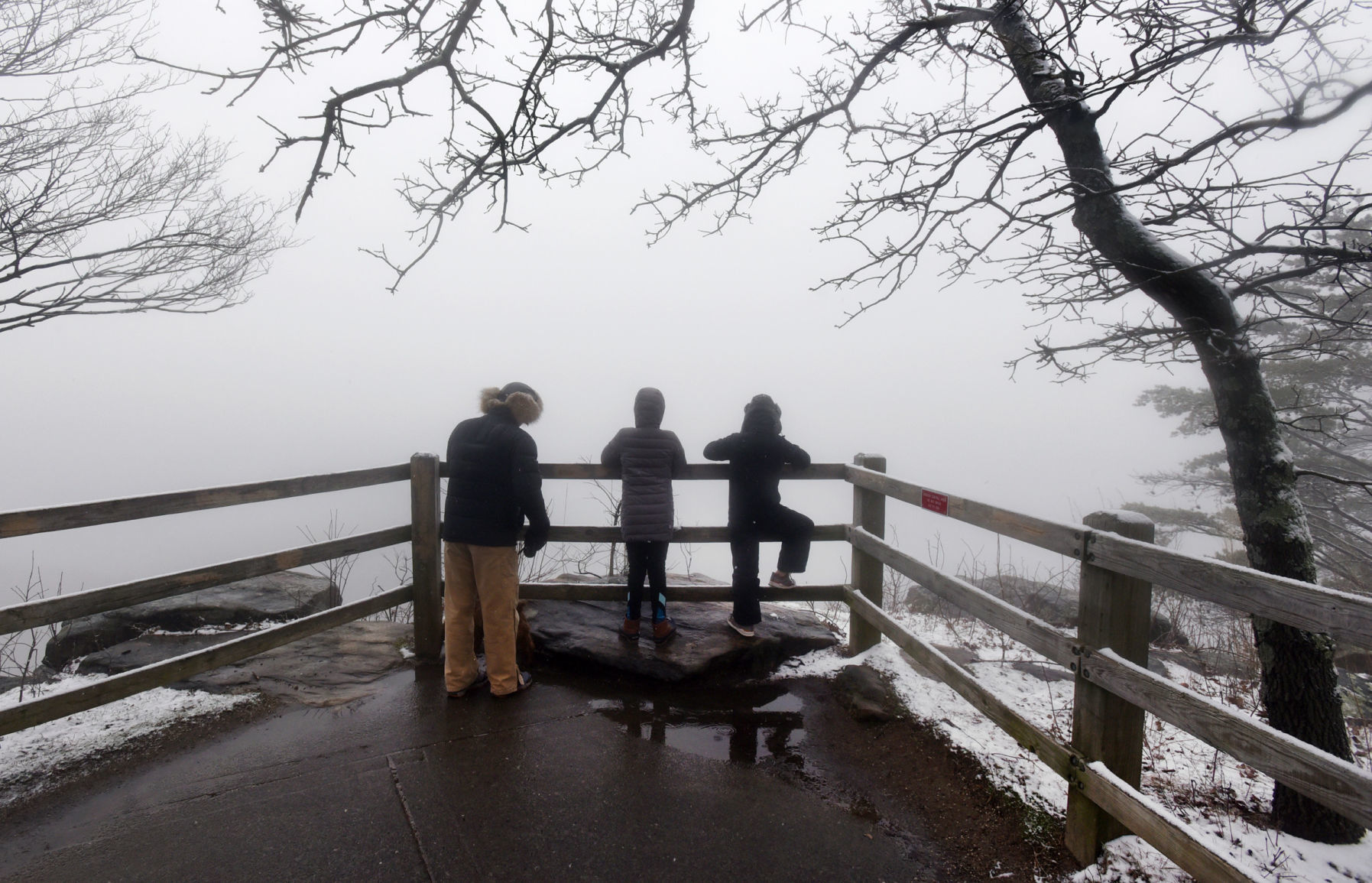 Snow at Pilot Mountain